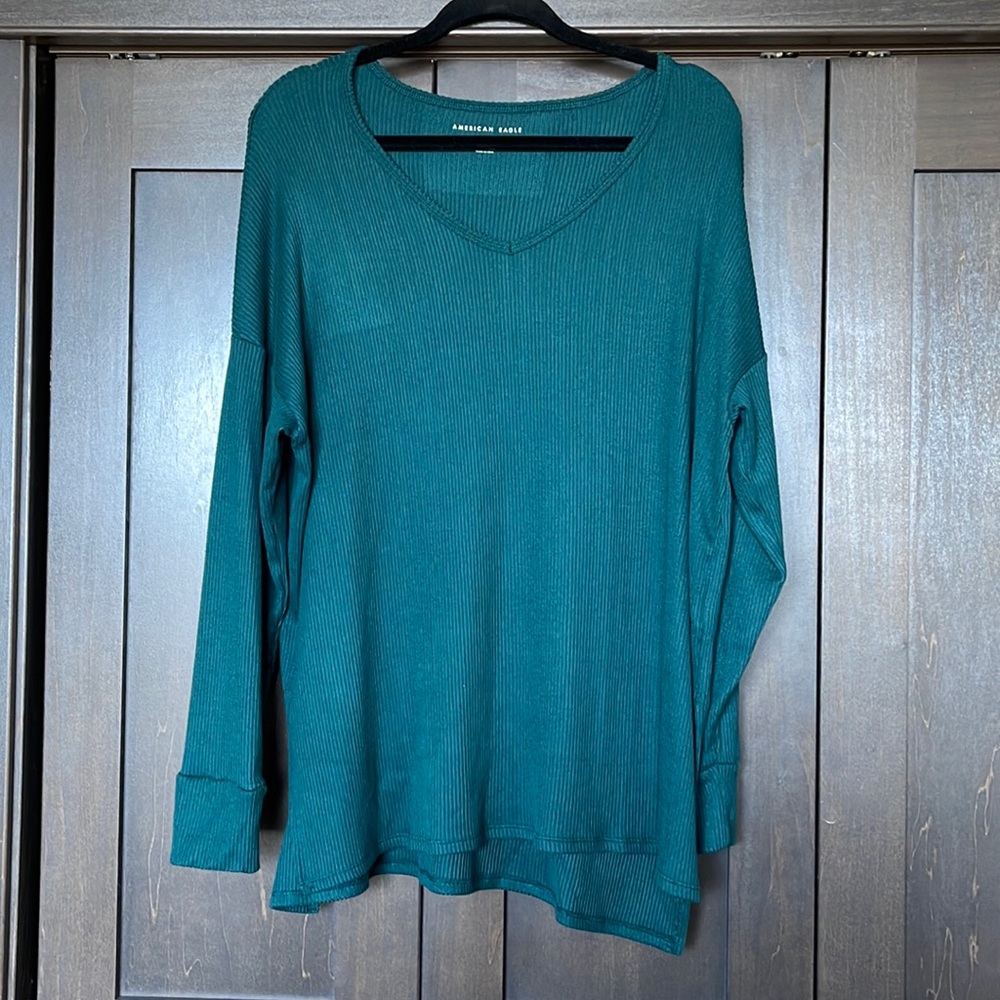 Oversized ribbed sweater